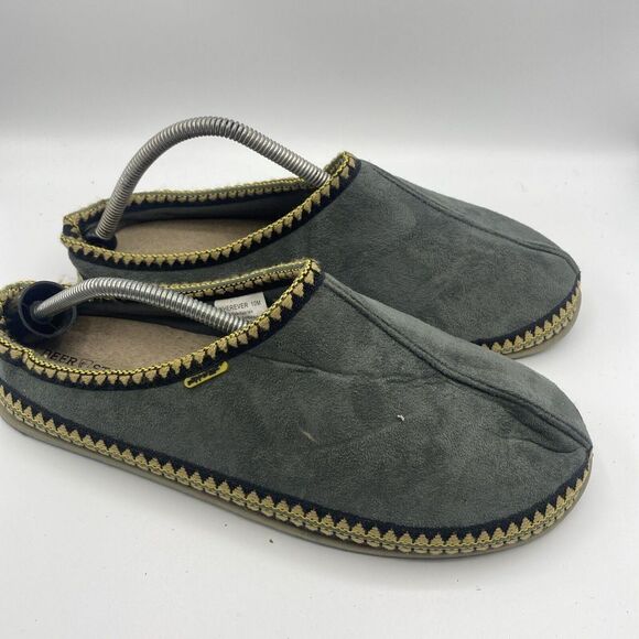 Deer Stags Other - Deer stags Mens Slippers Green Size 10 M Wherever Fleece